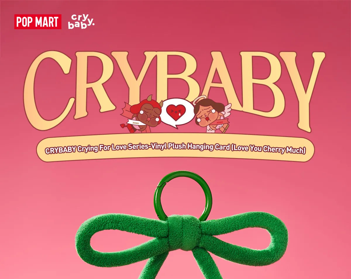 CRYBABY Crying For Love Series-Vinyl Plush Hanging Card (Love You Very Much)