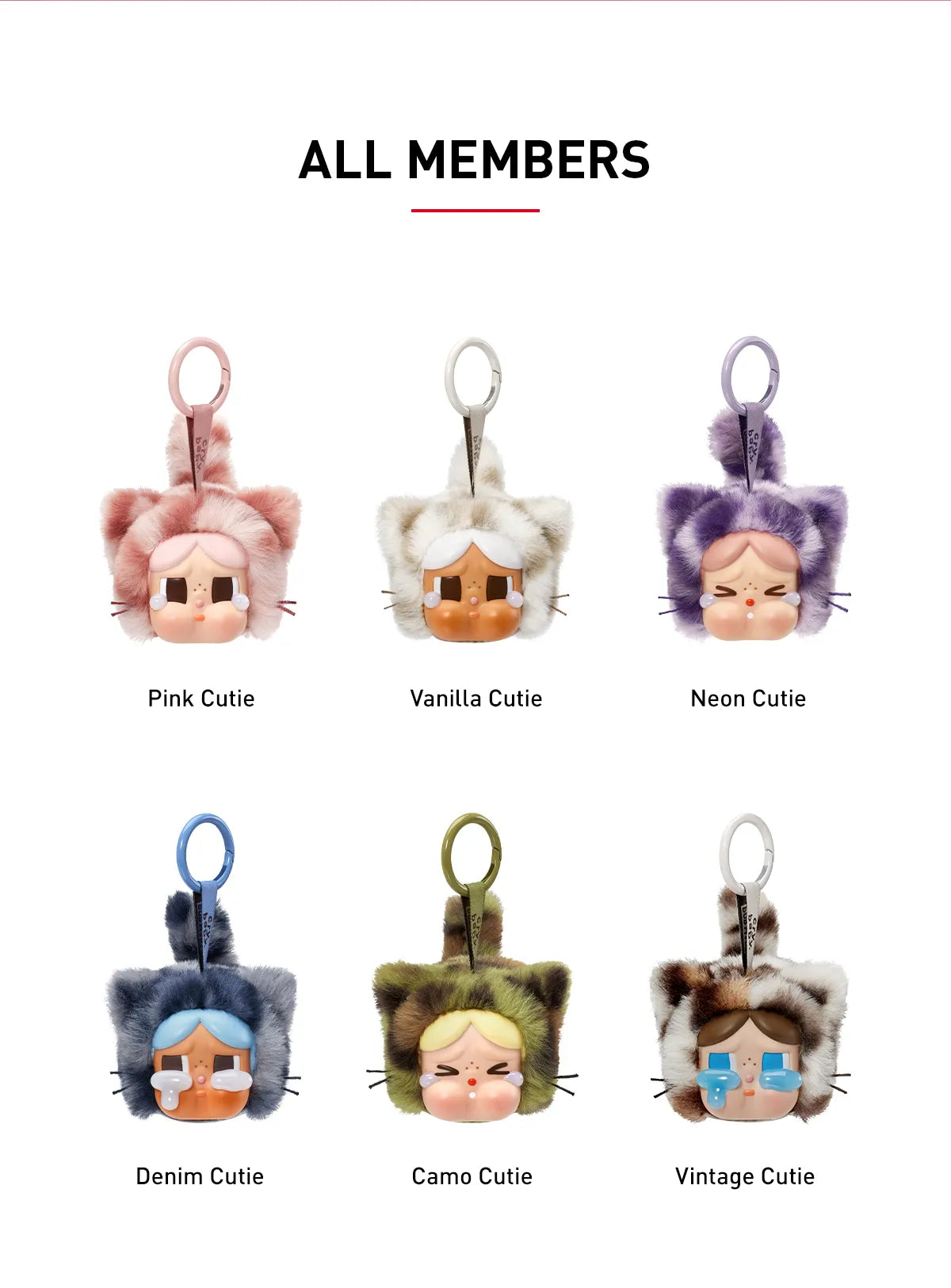 CRYBABY Wild but Cutie Series -Vinyl Plush Pendant Blind Box