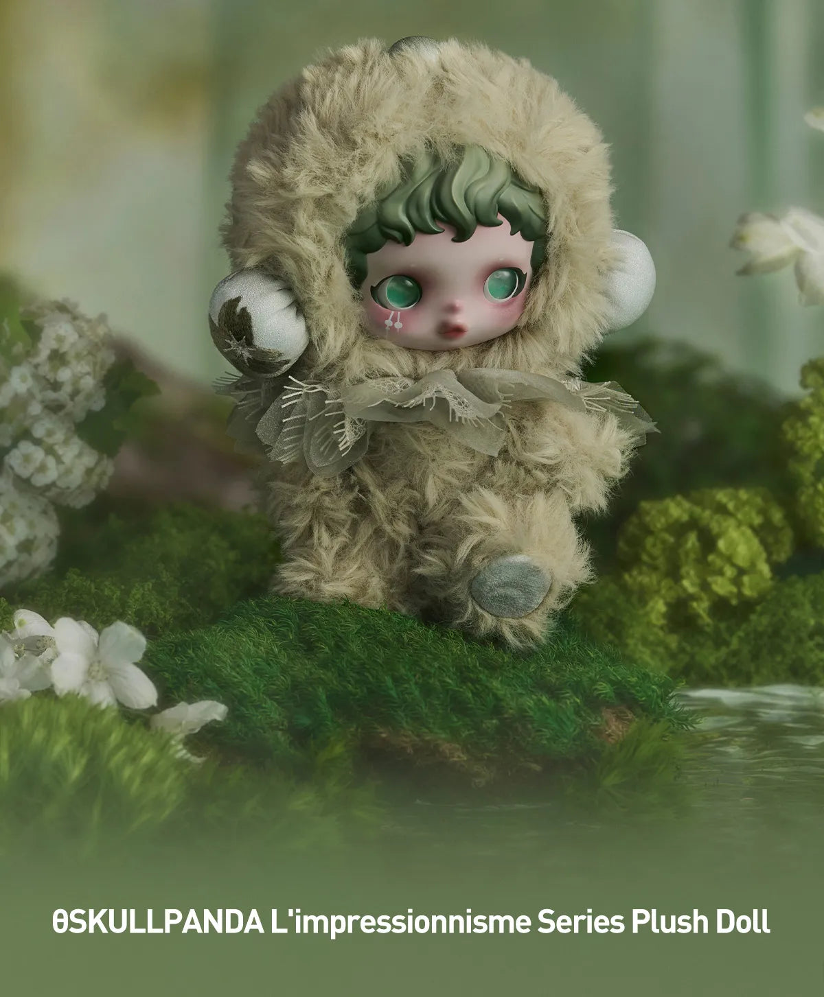 SKULLPANDA L'Impressionnisme Series Plush Doll