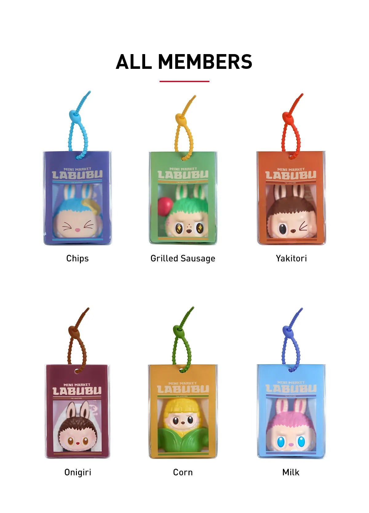 THE MONSTERS Wacky Mart Series-Pinch Pendant Blind Box