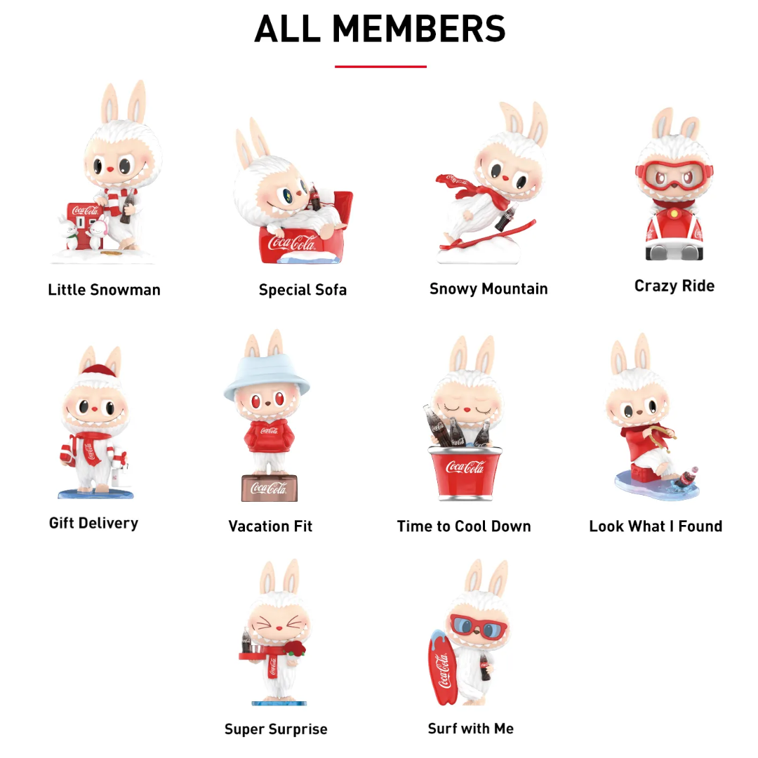 THE MONSTERS - Coca-Cola  Series Figurine - Blind Box | Sealed Set