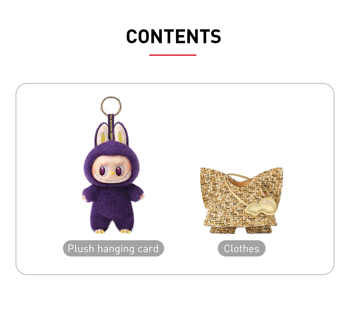 LABUBU x PRONOUNCE Wings of Fortune Vinyl Plush Hanging Card