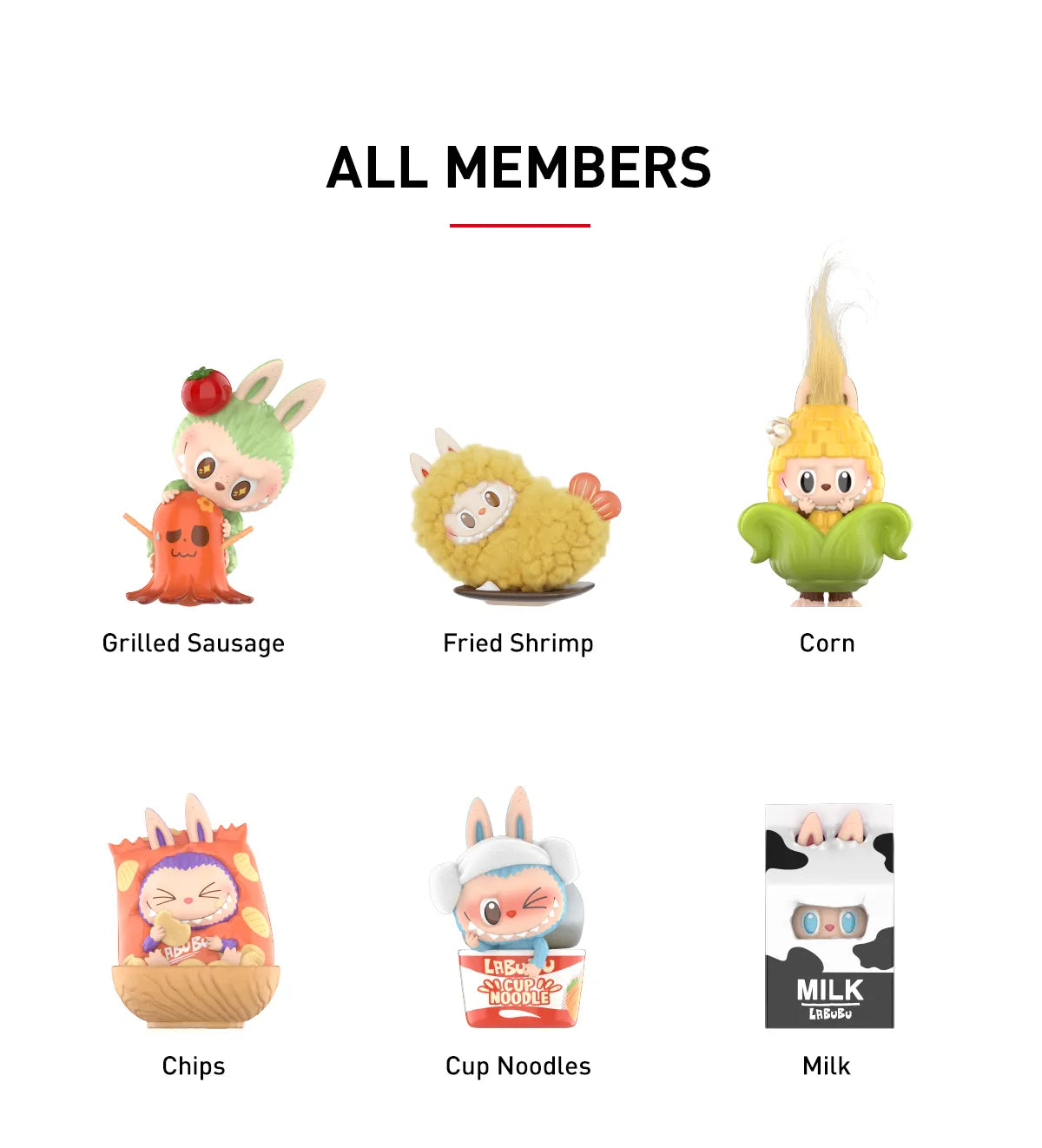 THE MONSTERS Wacky Mart Series Figurines
