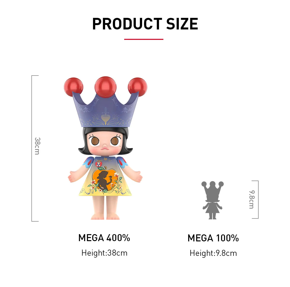 MEGA ROYAL MOLLY 400% Snow White