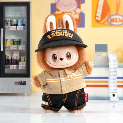 POP MART The Monsters Labubu Wacky Mart Manager Series Vinyl Plush *China Exclusive*